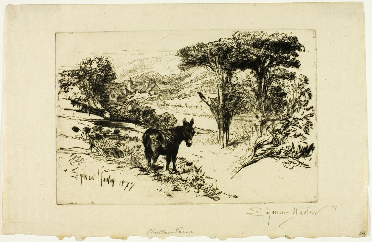 Challow Farm de Francis Seymour Haden