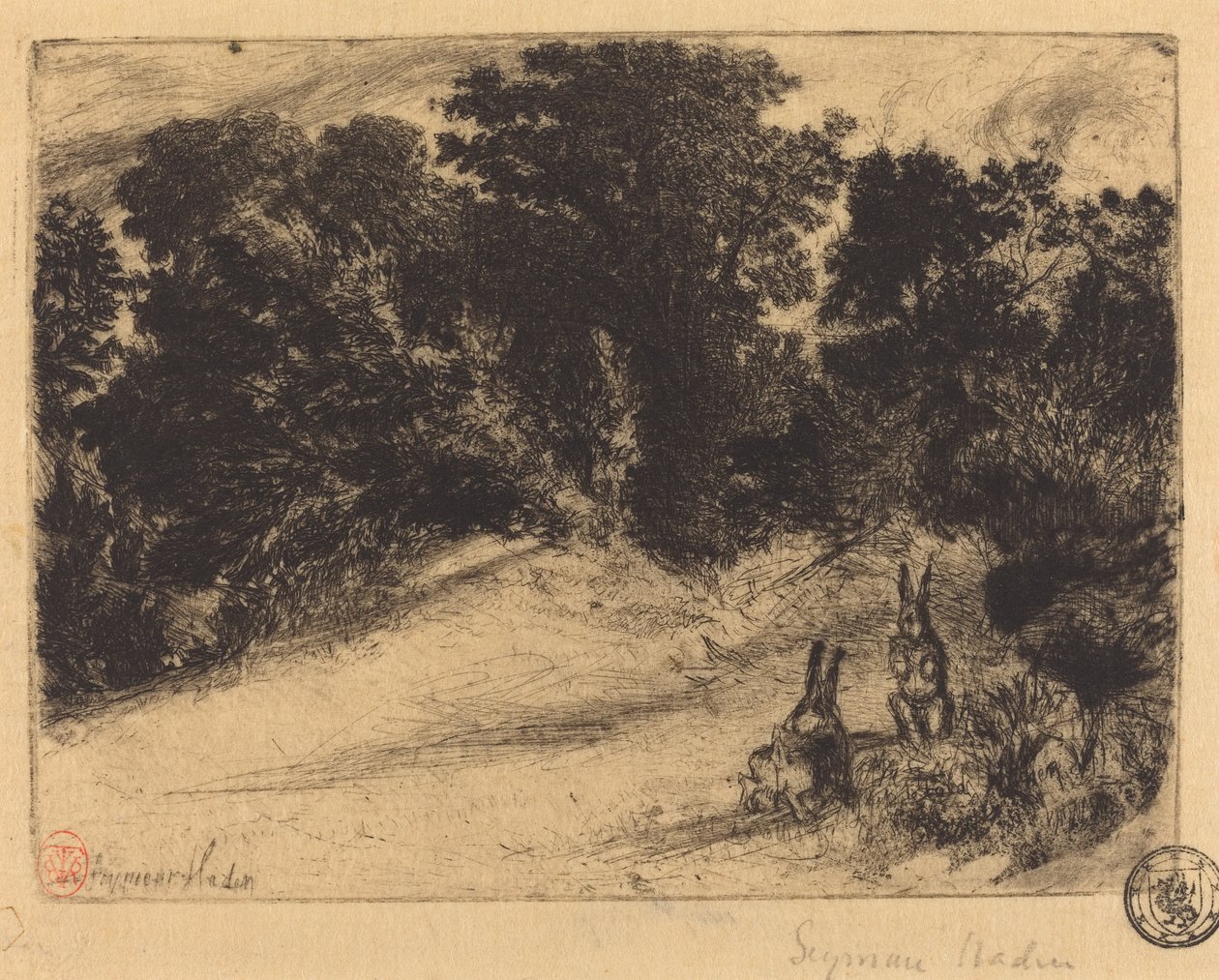 Pentear Inferior de Francis Seymour Haden