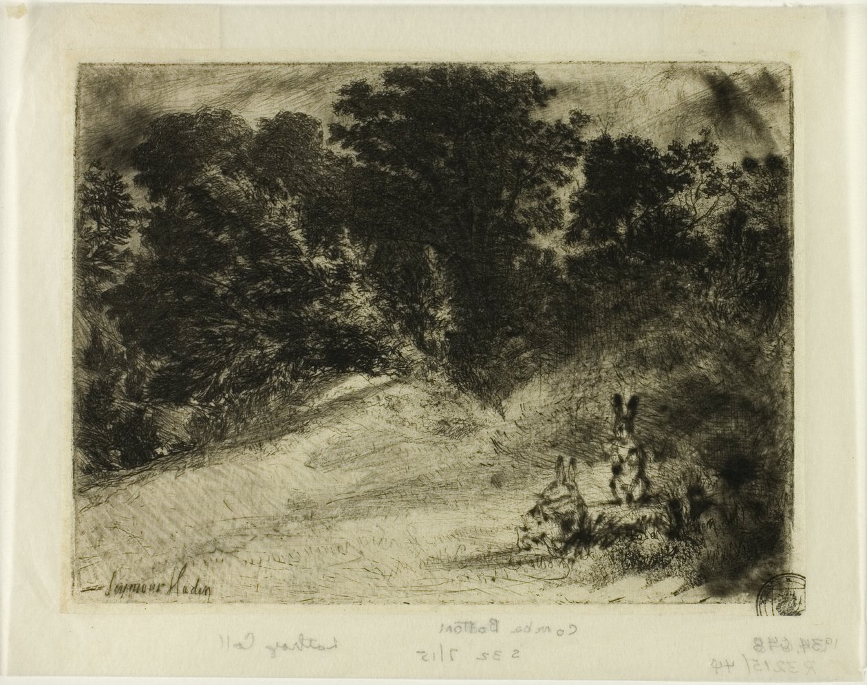 Pentear Inferior de Francis Seymour Haden