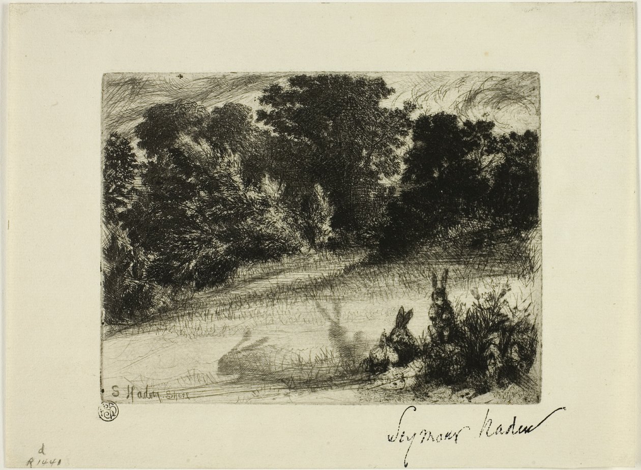 Pentear Inferior de Francis Seymour Haden