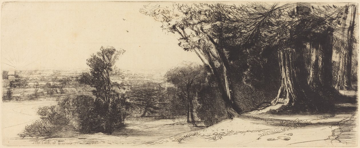 De manhã cedo - Richmond de Francis Seymour Haden