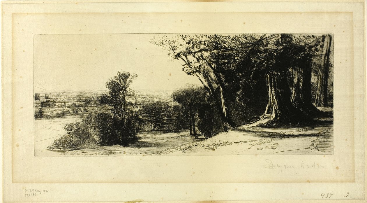 De manhã cedo, Parque Richmond de Francis Seymour Haden