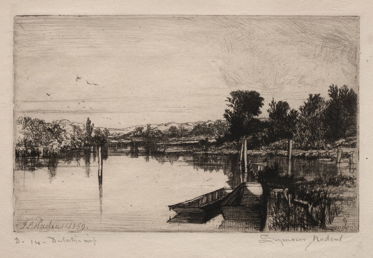 Egham, 1859. de Francis Seymour Haden