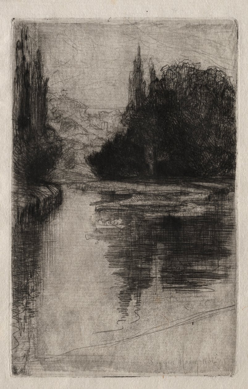 Tarde, 1864. de Francis Seymour Haden