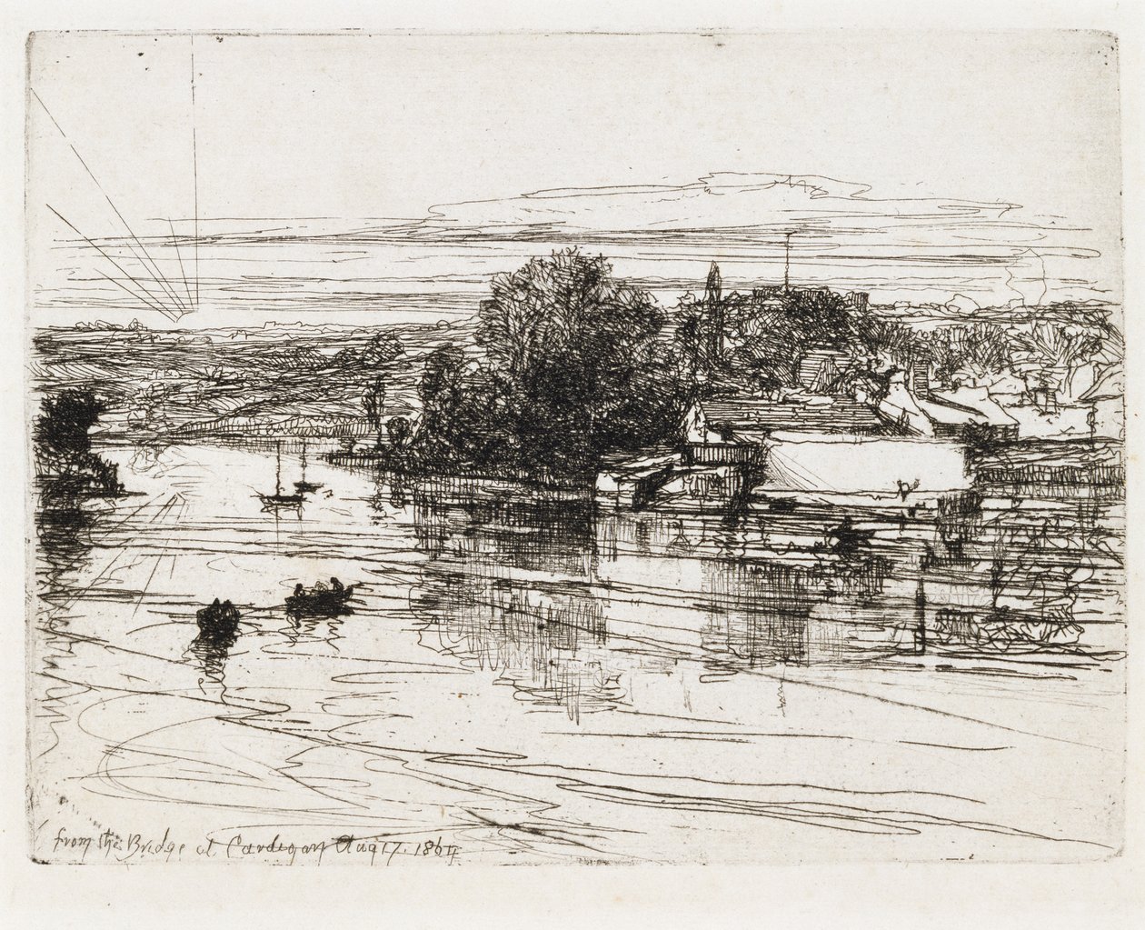 Da ponte em Cardigan de Francis Seymour Haden