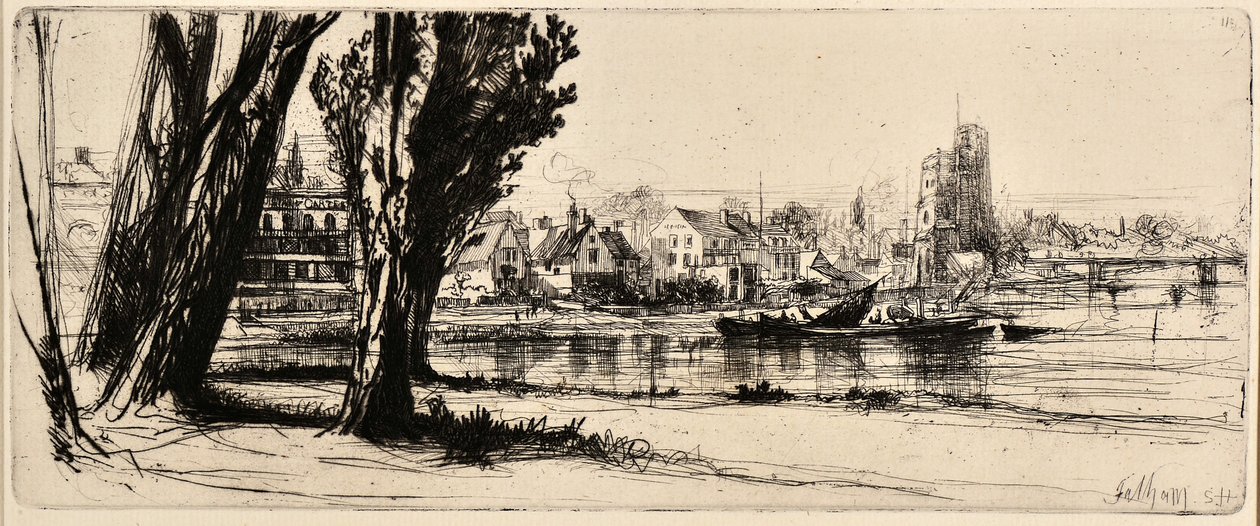 Fulham (gravura) de Francis Seymour Haden