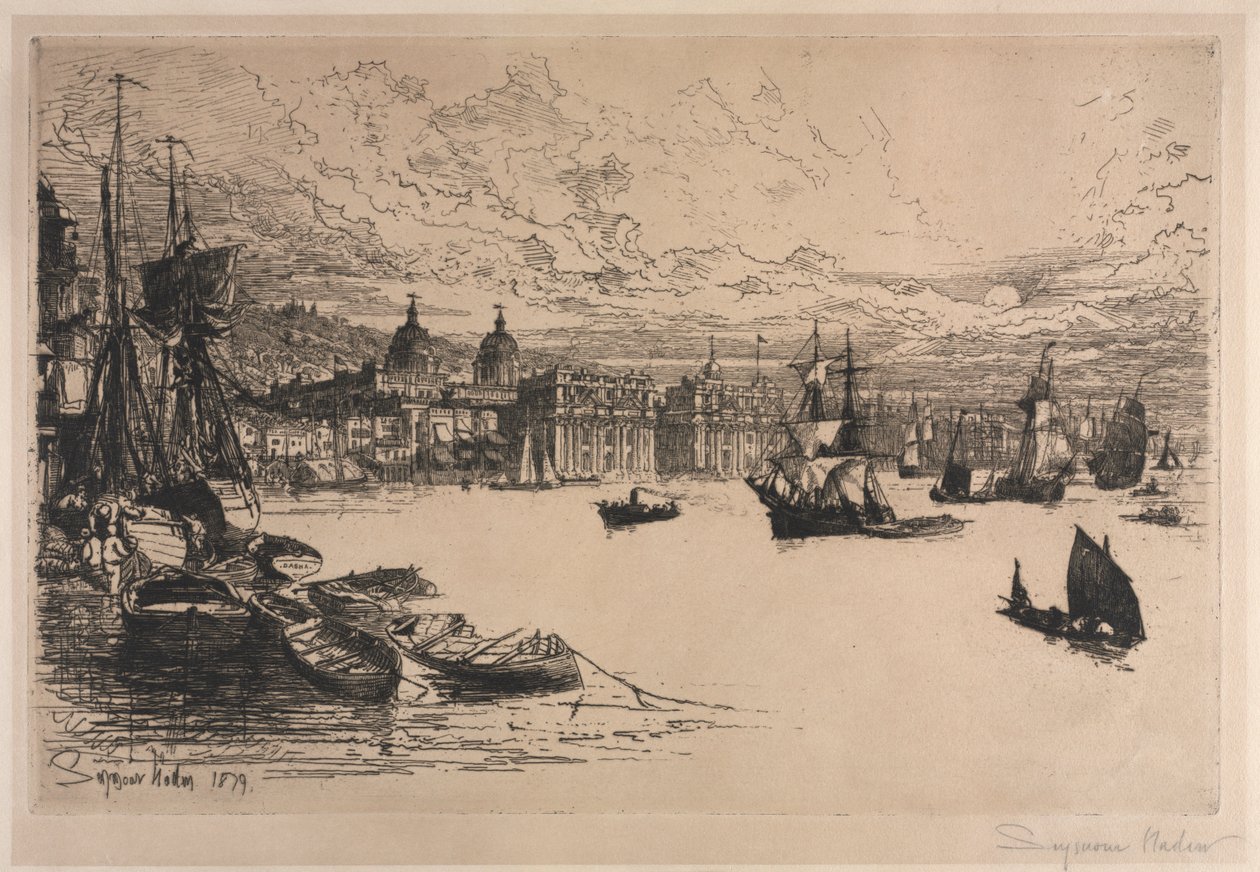 Greenwich. de Francis Seymour Haden