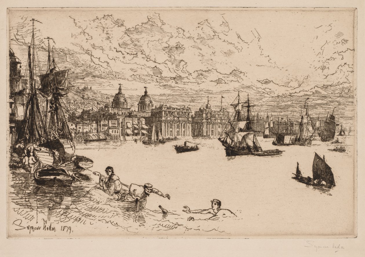 Greenwich, 1879. de Francis Seymour Haden