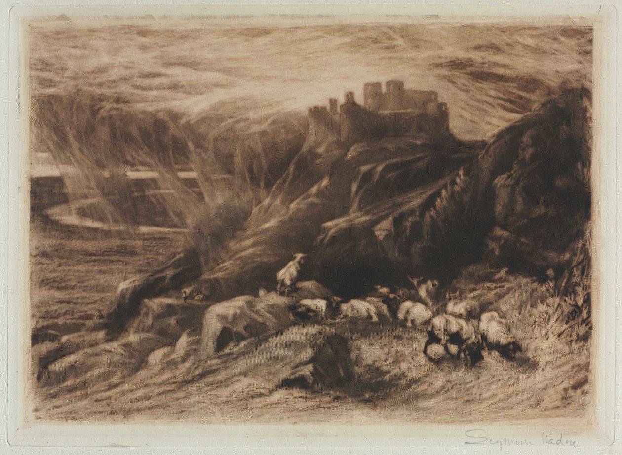 Harlech A Second Plate, 1880. de Francis Seymour Haden
