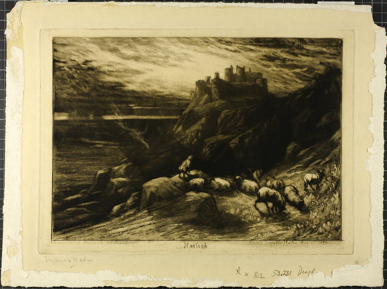 Harlech, nº. II de Francis Seymour Haden