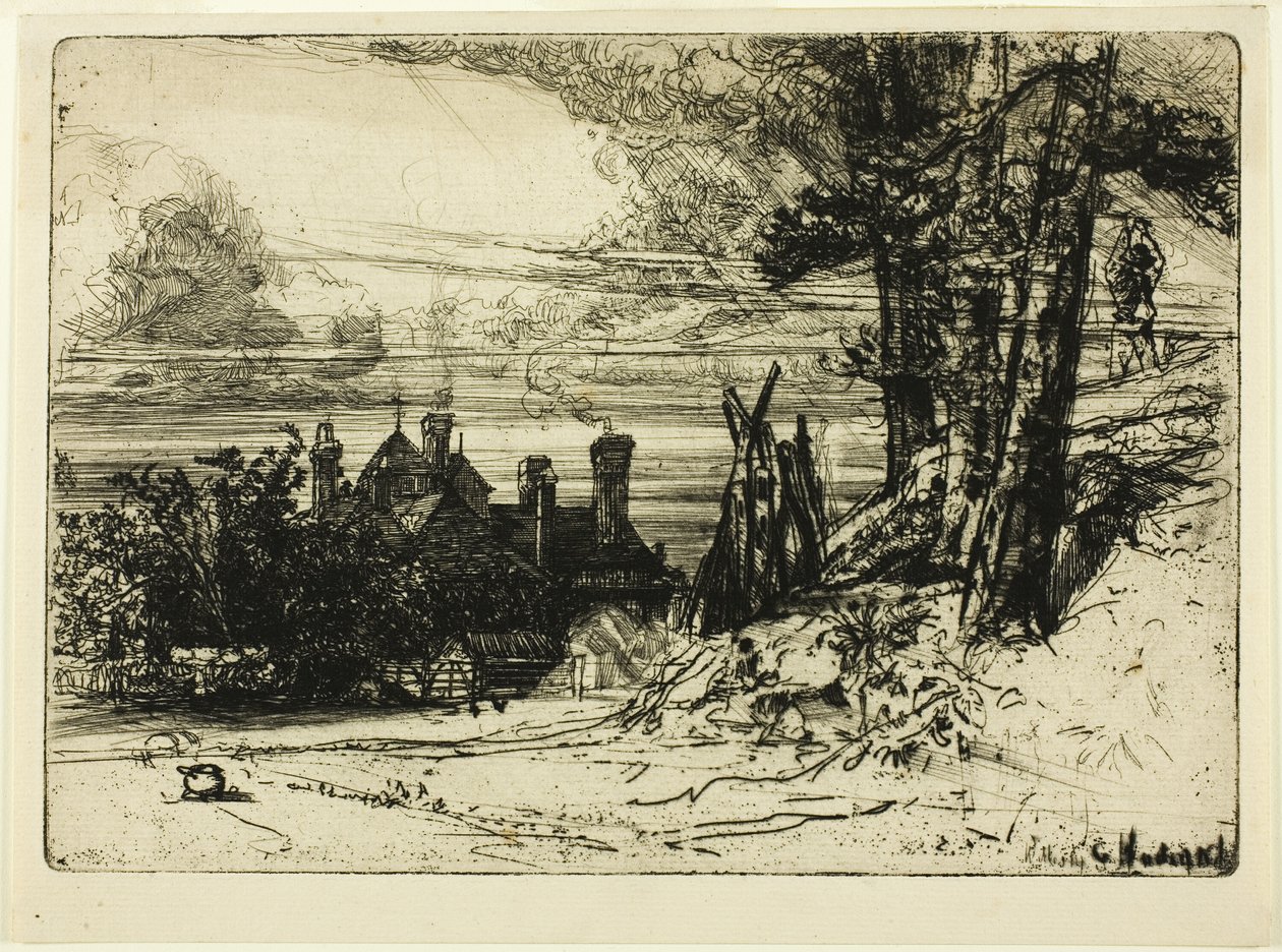 Casa de Horsley em Willesley de Francis Seymour Haden