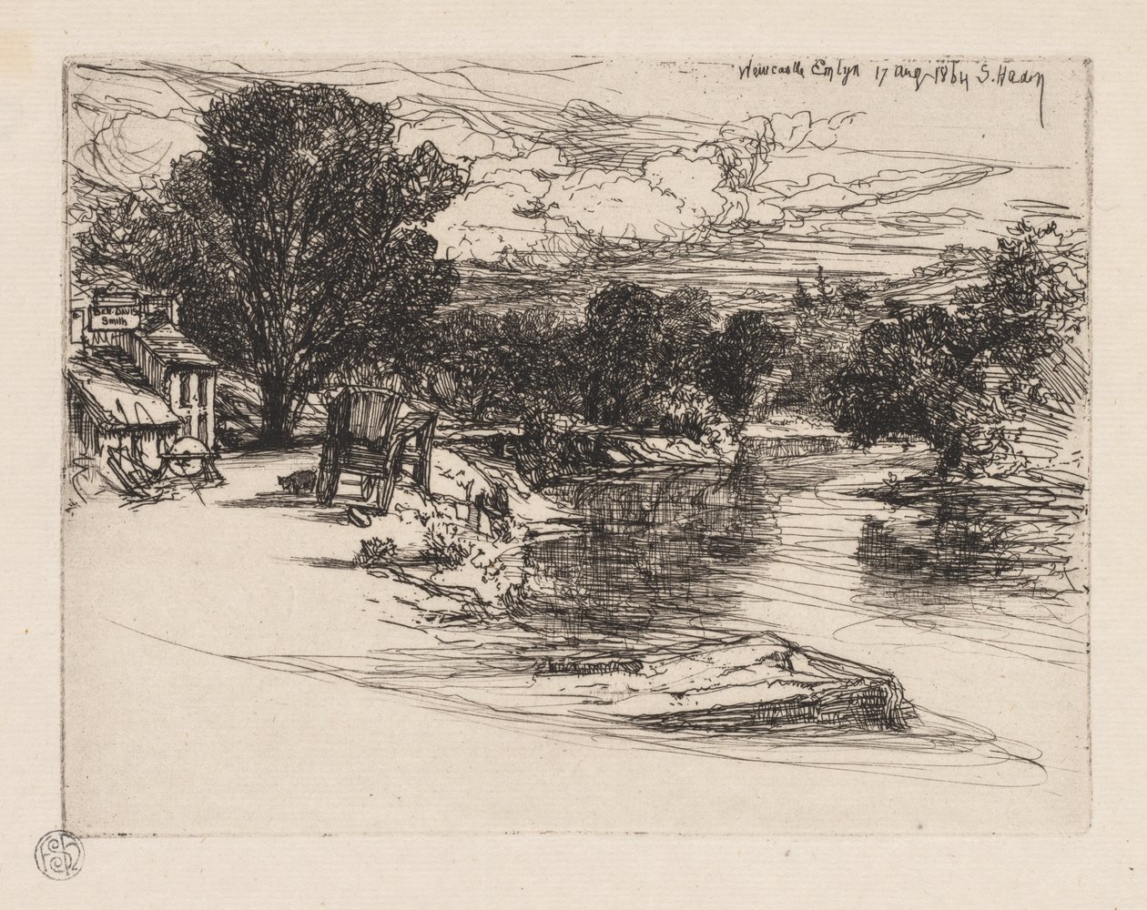 Casa dos Smyth. de Francis Seymour Haden