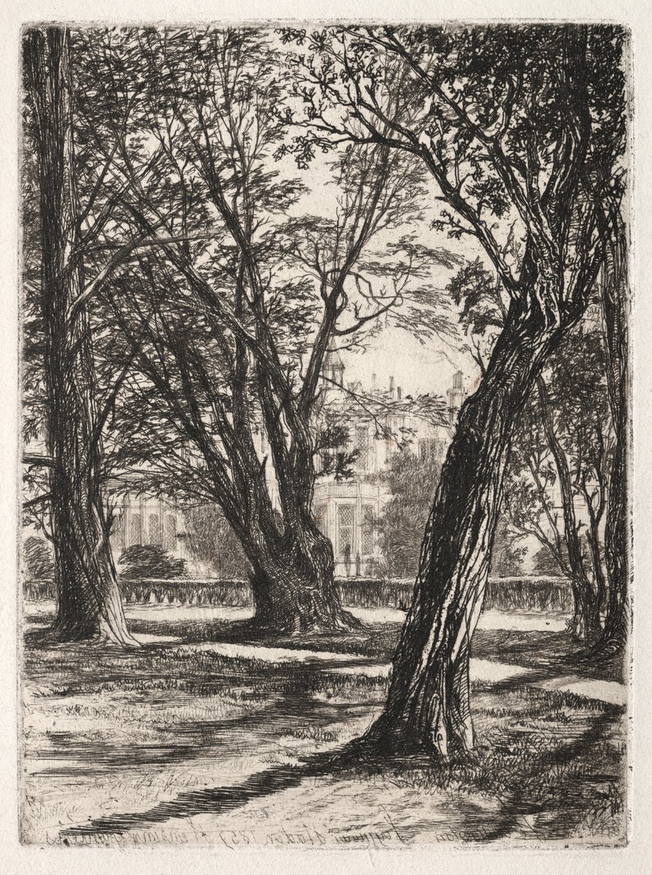 Jardins de Kensington (O Prato Pequeno) de Francis Seymour Haden