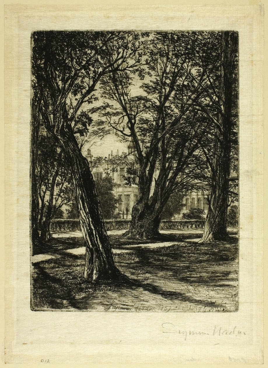 Kensington Gardens, No. I (prato pequeno) de Francis Seymour Haden