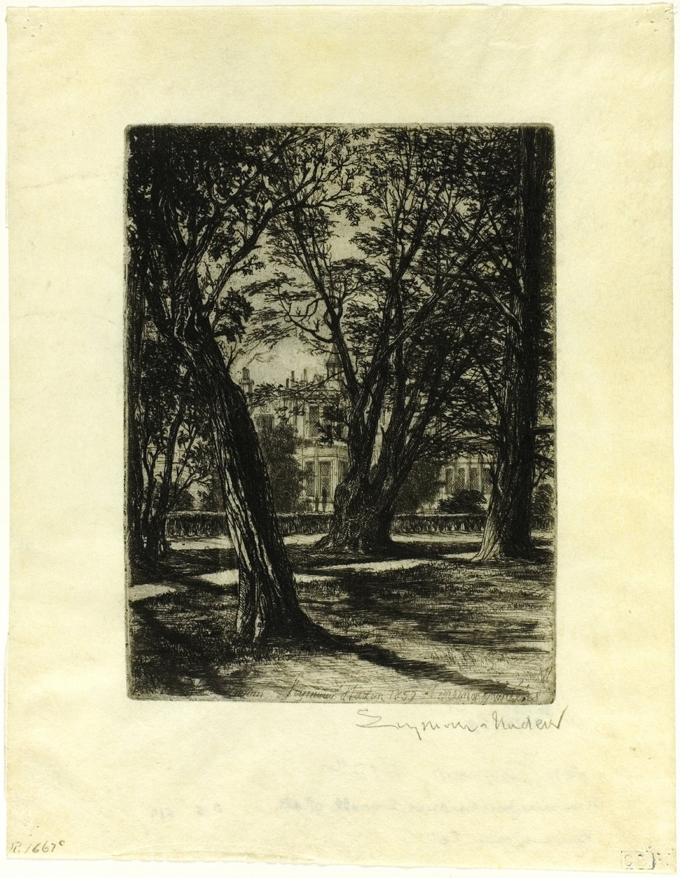 Kensington Gardens, No. I (prato pequeno) de Francis Seymour Haden