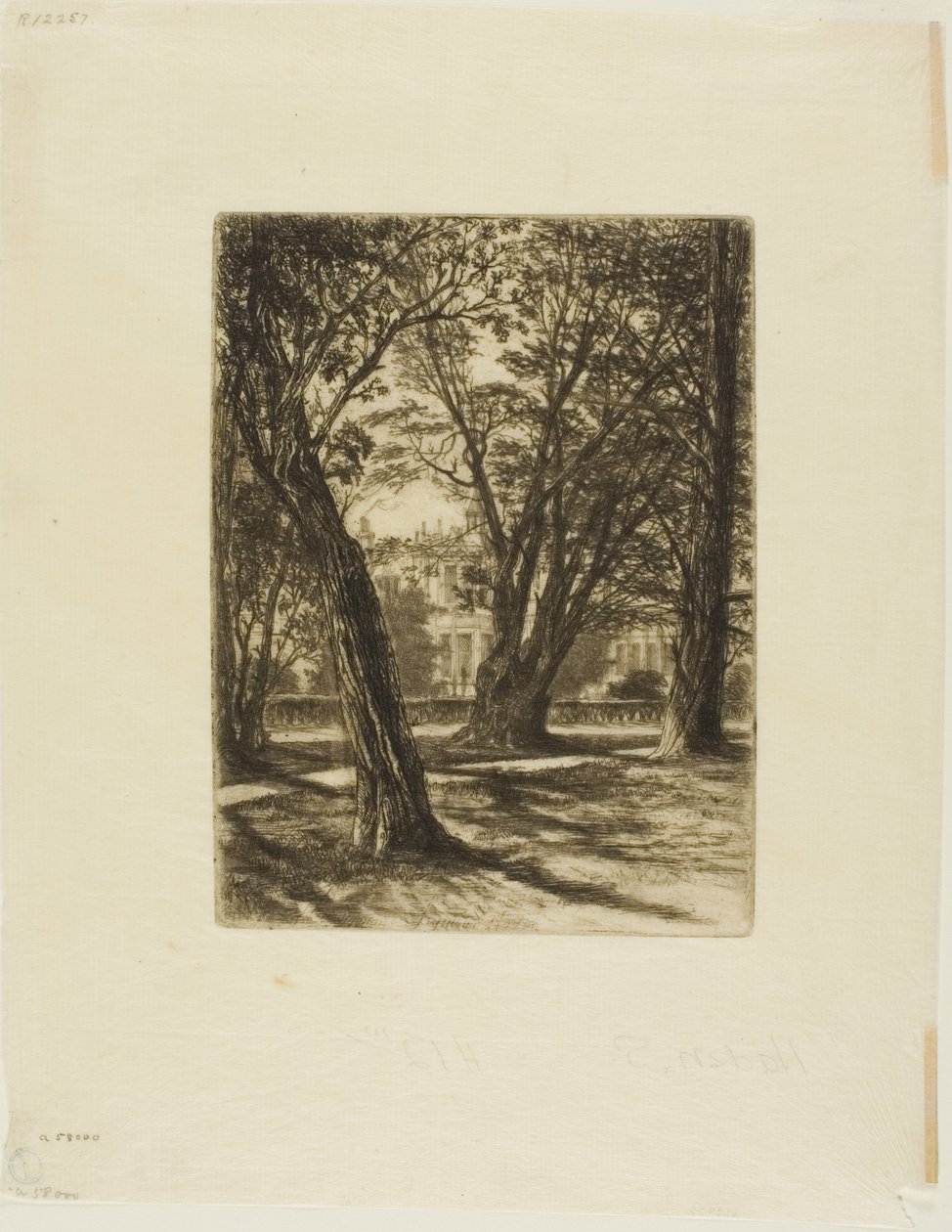Kensington Gardens, No. I (prato pequeno) de Francis Seymour Haden