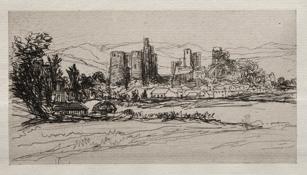Castelo Kidwelly de Francis Seymour Haden
