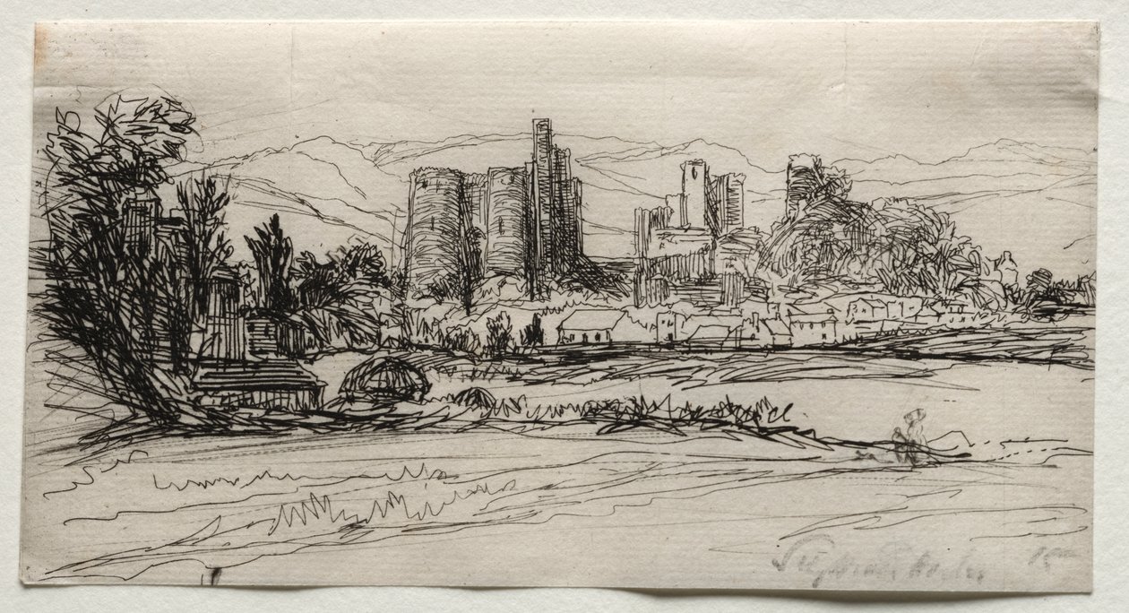 Castelo Kidwelly de Francis Seymour Haden