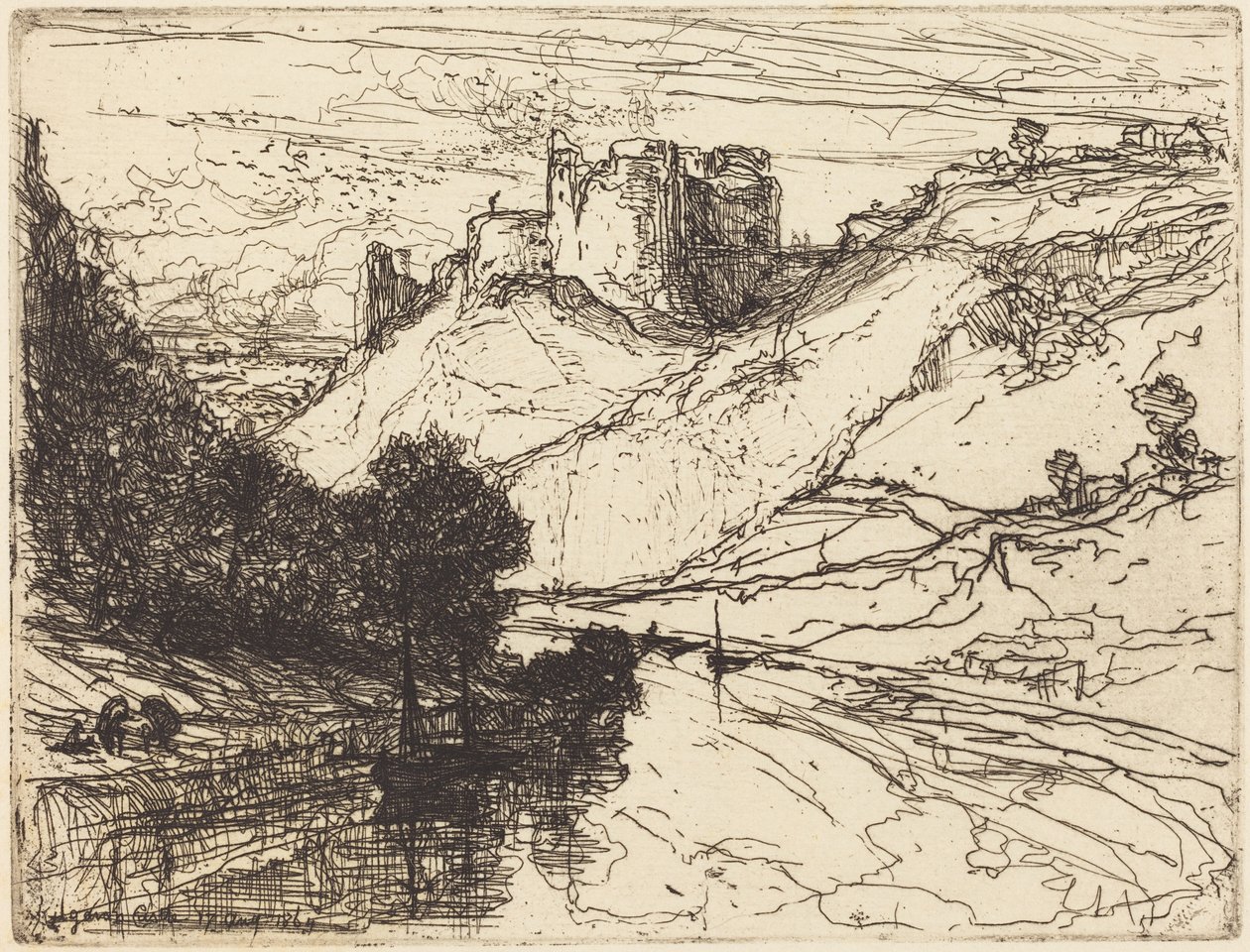 Castelo de Kilgaren de Francis Seymour Haden