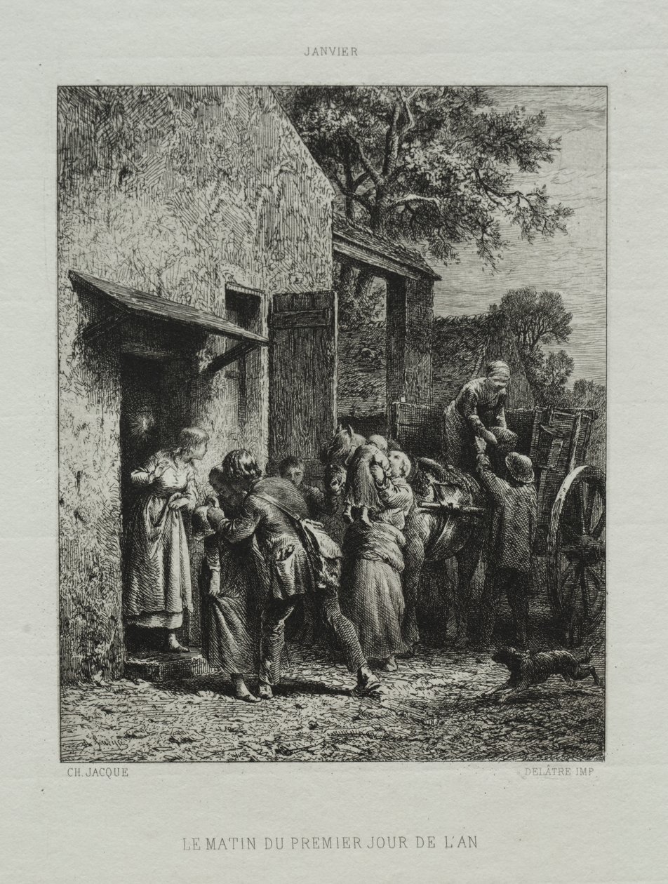 Manhã do primeiro dia do ano de Francis Seymour Haden