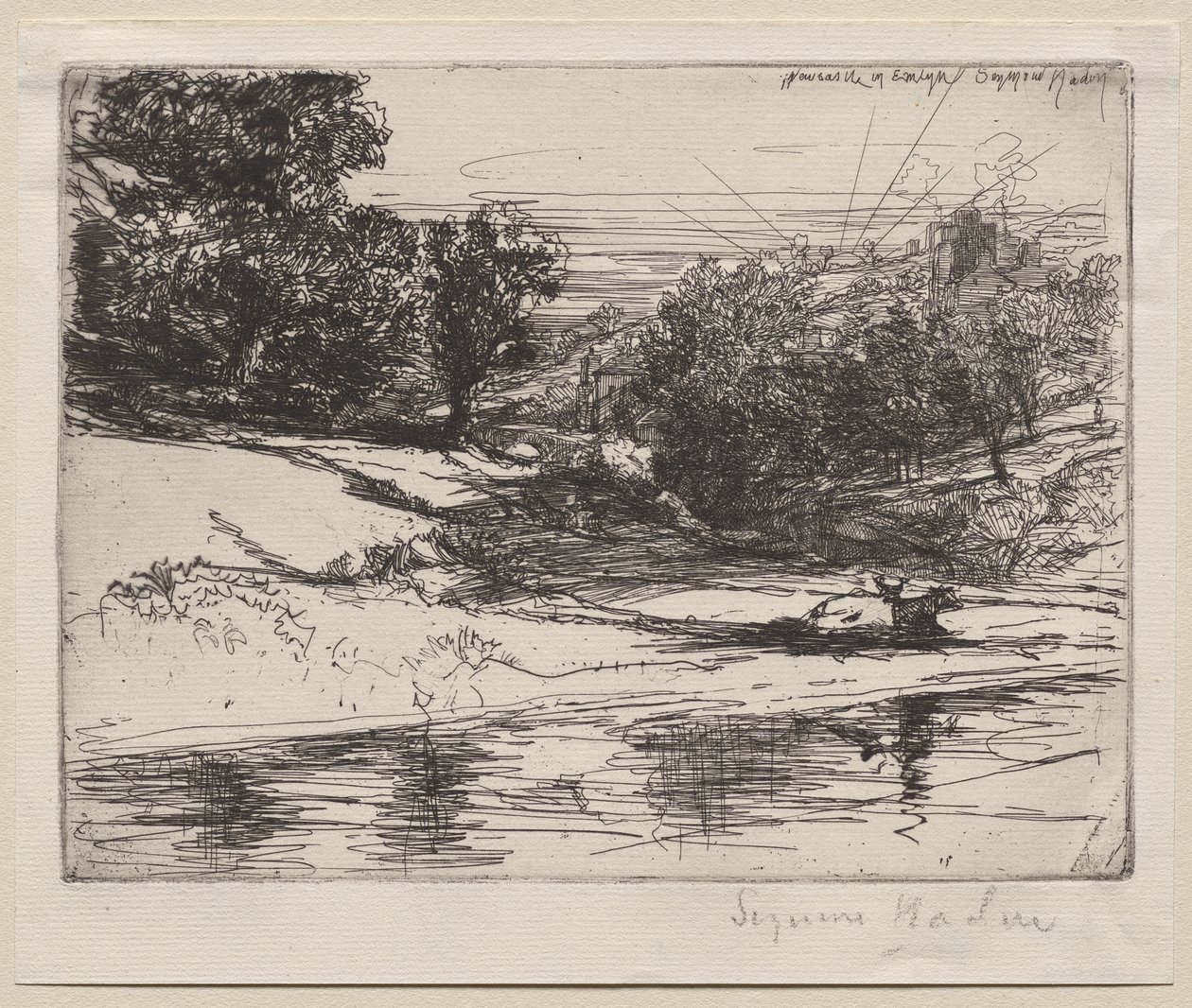 Newcastle em Emlyn de Francis Seymour Haden