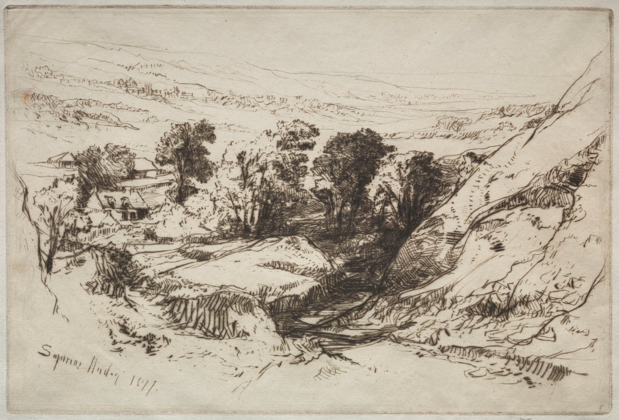 Nove Barrow Down de Francis Seymour Haden