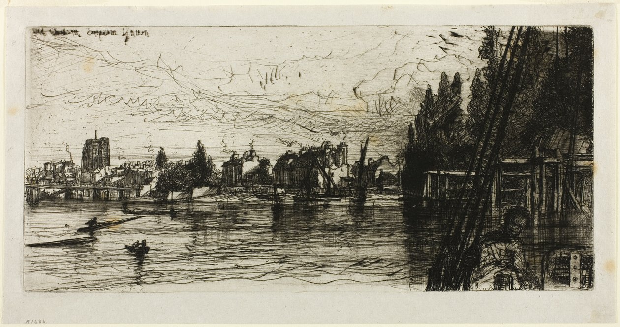 Antiga Igreja de Chelsea de Francis Seymour Haden