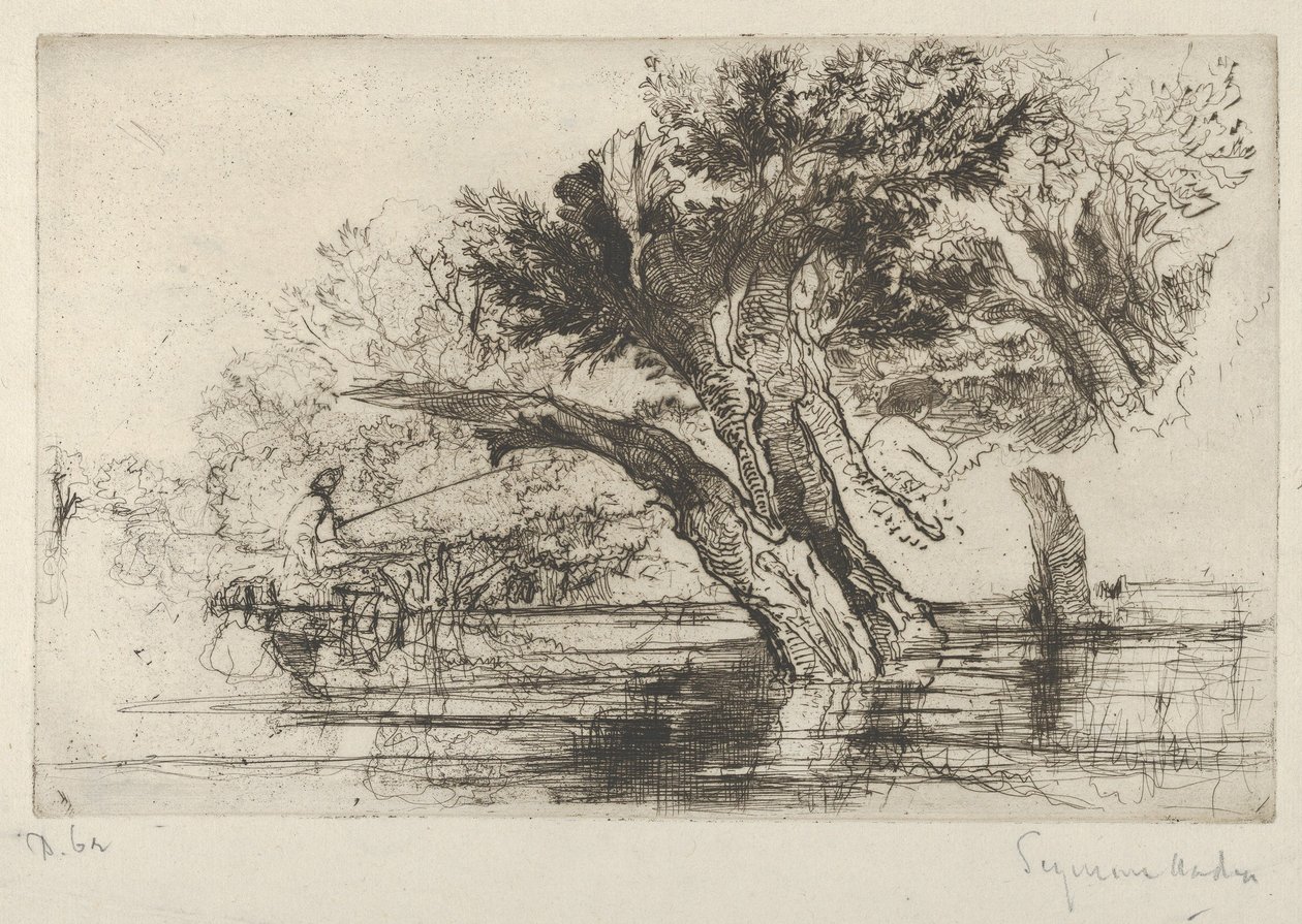 Penton Hook, 1864., 1864. de Francis Seymour Haden