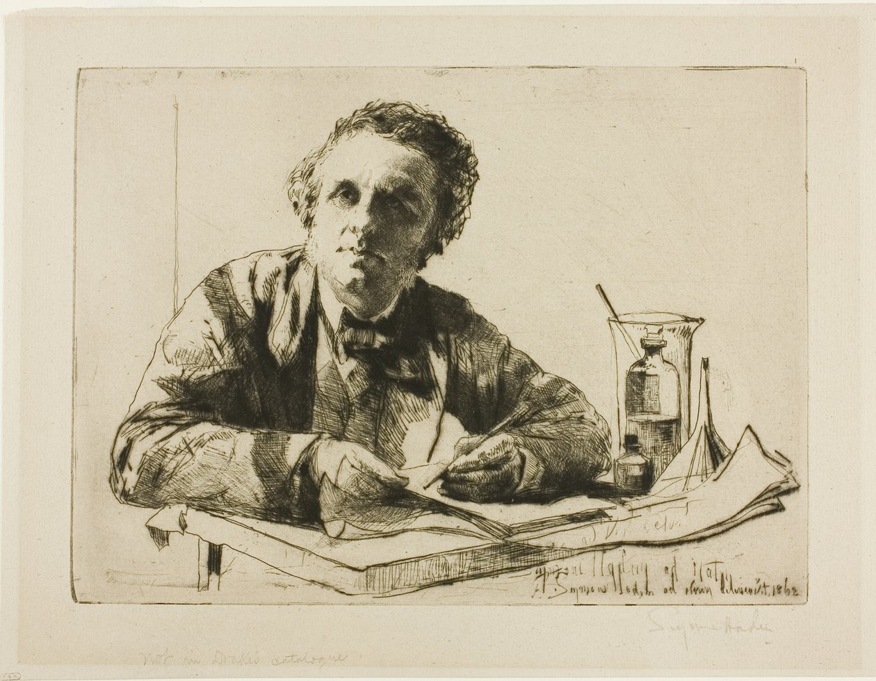 Retrato de Francis Seymour Haden, nº 2 (enquanto gravura) de Francis Seymour Haden