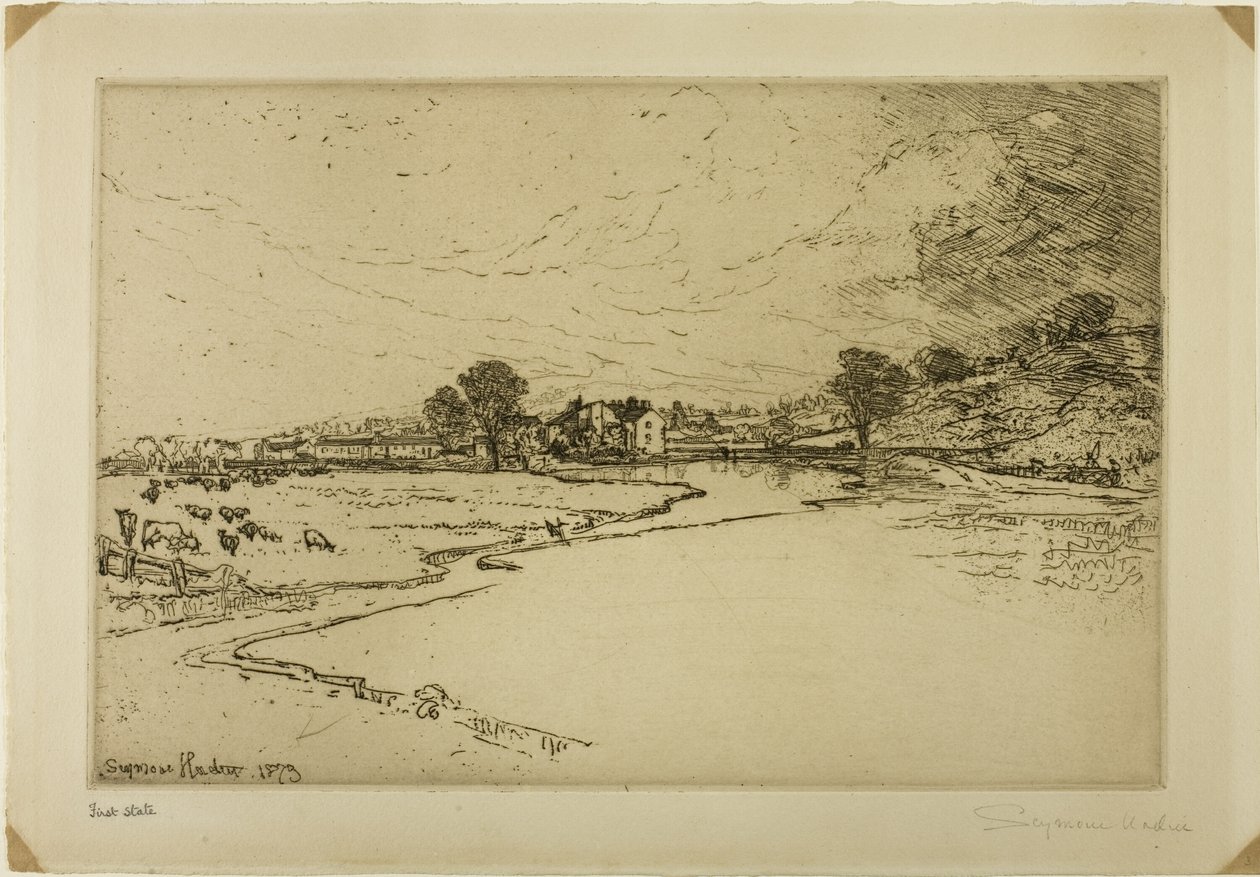 Sawley Abbey de Francis Seymour Haden