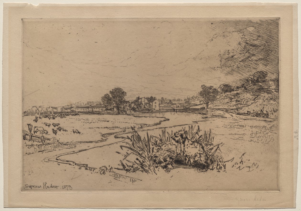 Sawley Abbey de Francis Seymour Haden