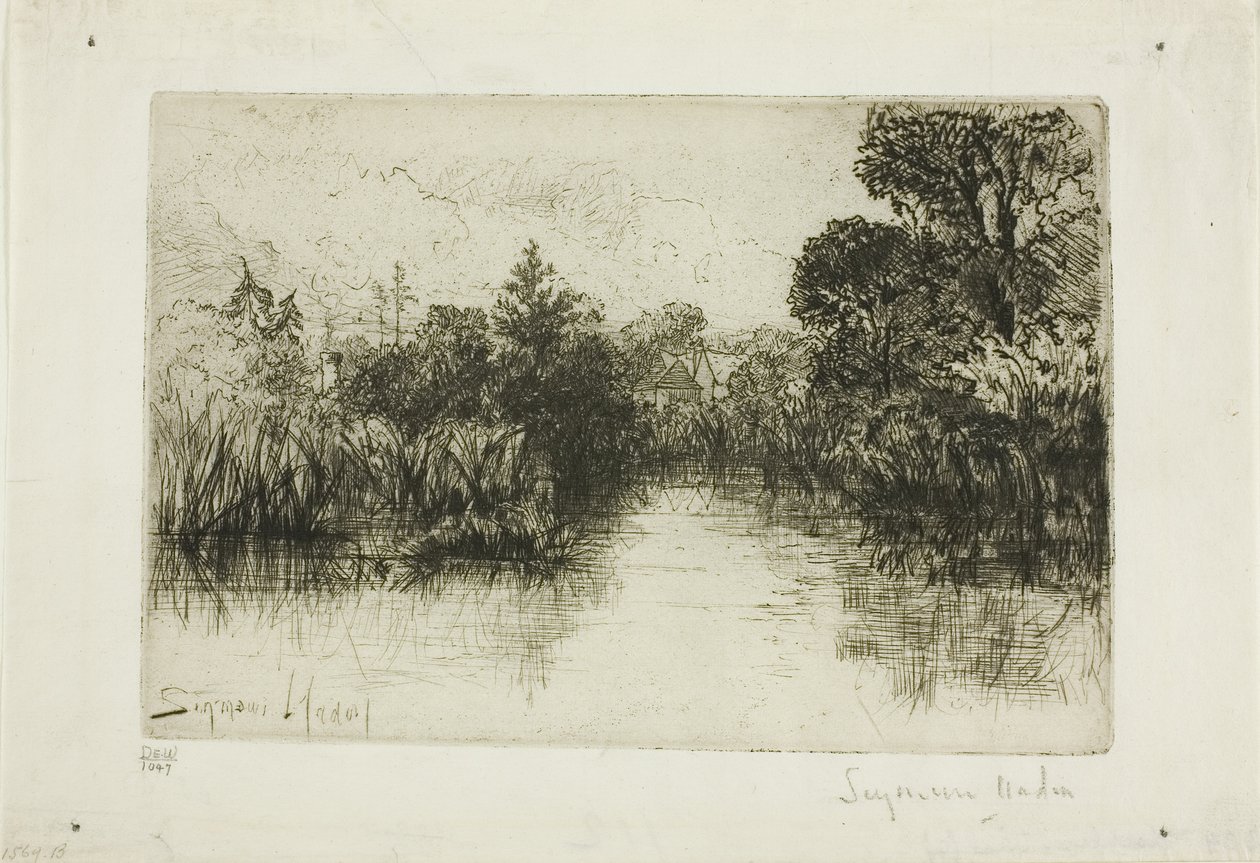 Shere Mill Pond, No. I (prato pequeno) de Francis Seymour Haden