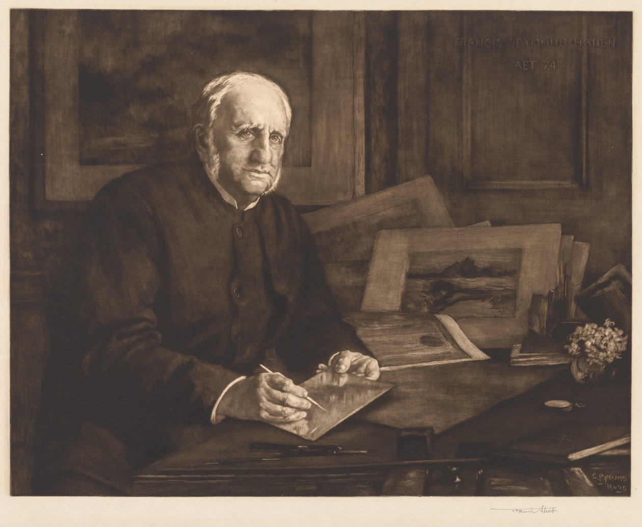 Sir Francis Seymour Haden, 1901. de Francis Seymour Haden