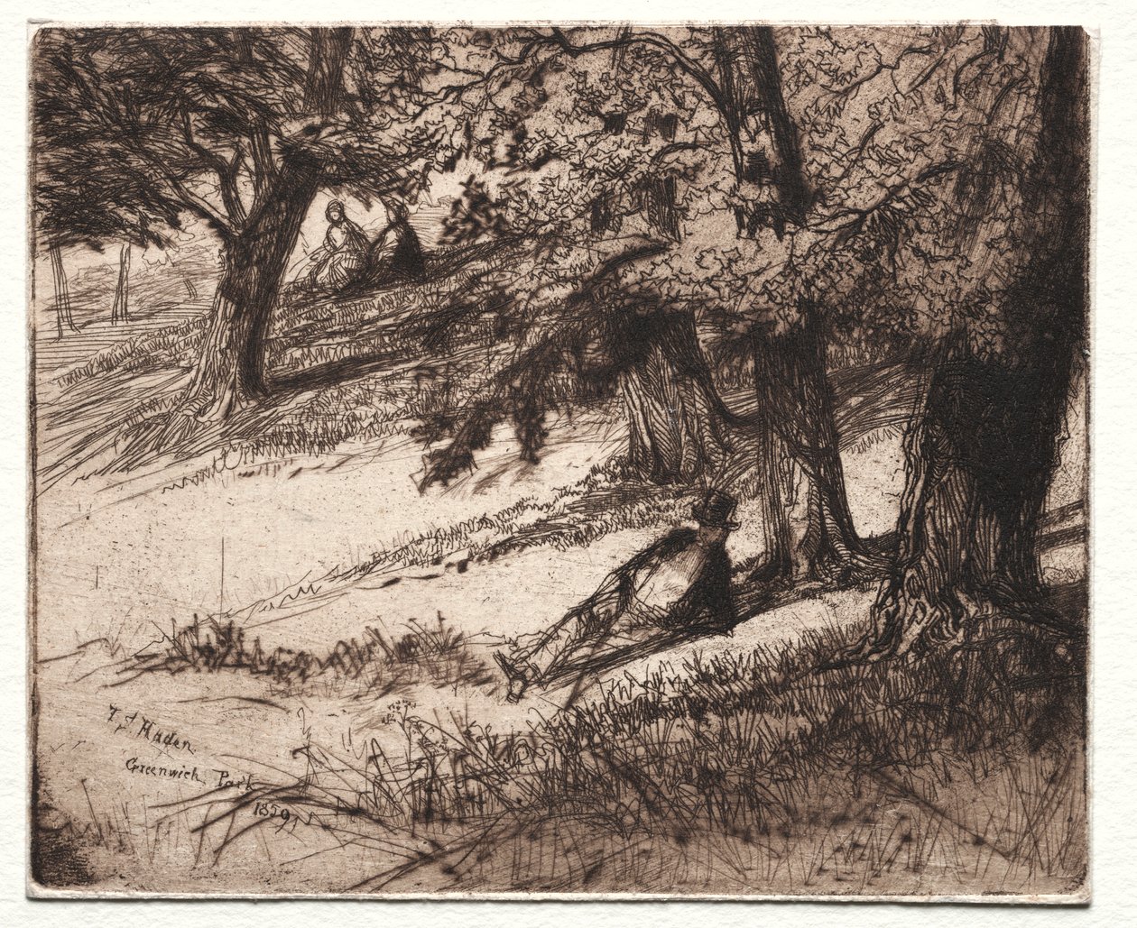 Sob o teto de Francis Seymour Haden