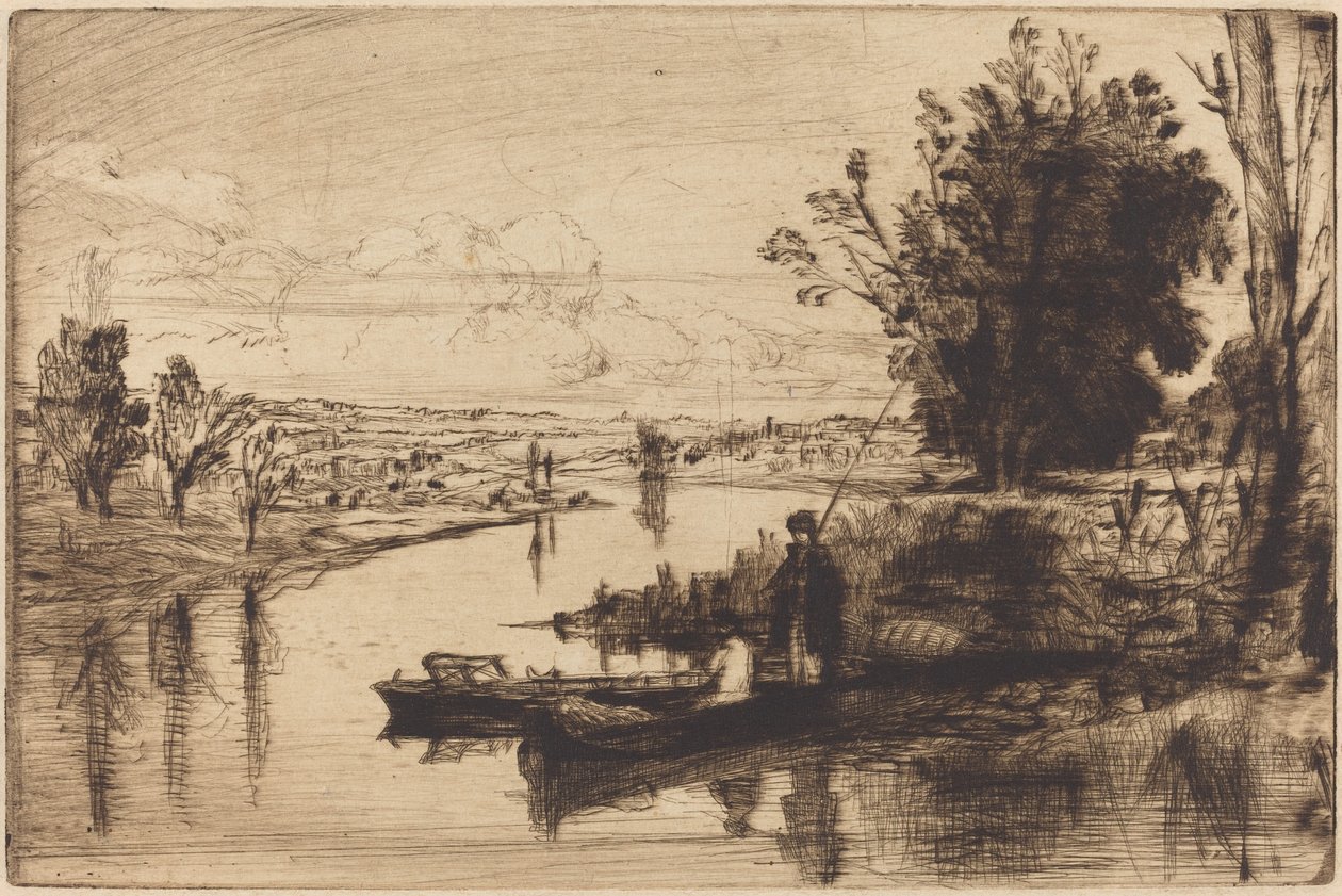 Pescadores do Tamisa de Francis Seymour Haden