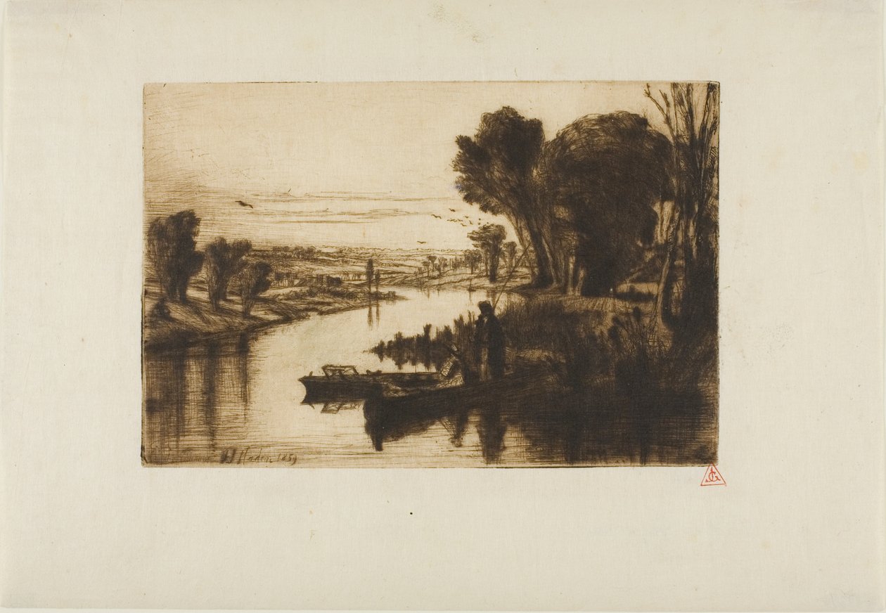Pescadores do Tamisa, No. I de Francis Seymour Haden
