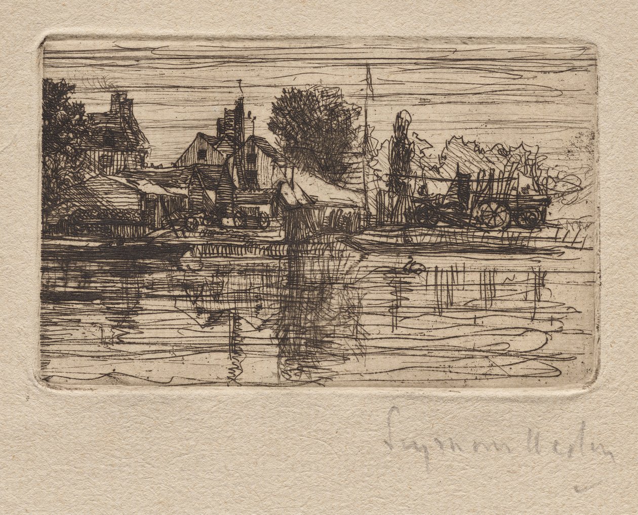 Lado Tâmisa de Francis Seymour Haden