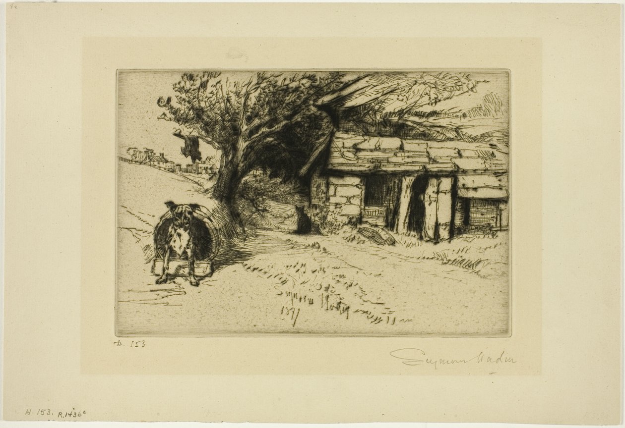A cabine de Francis Seymour Haden