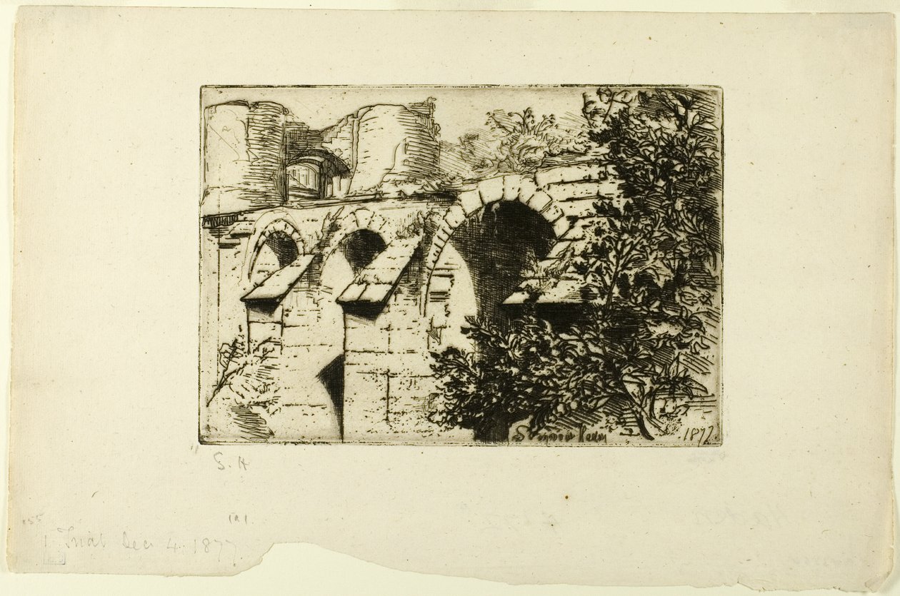 A Ponte do Castelo de Francis Seymour Haden