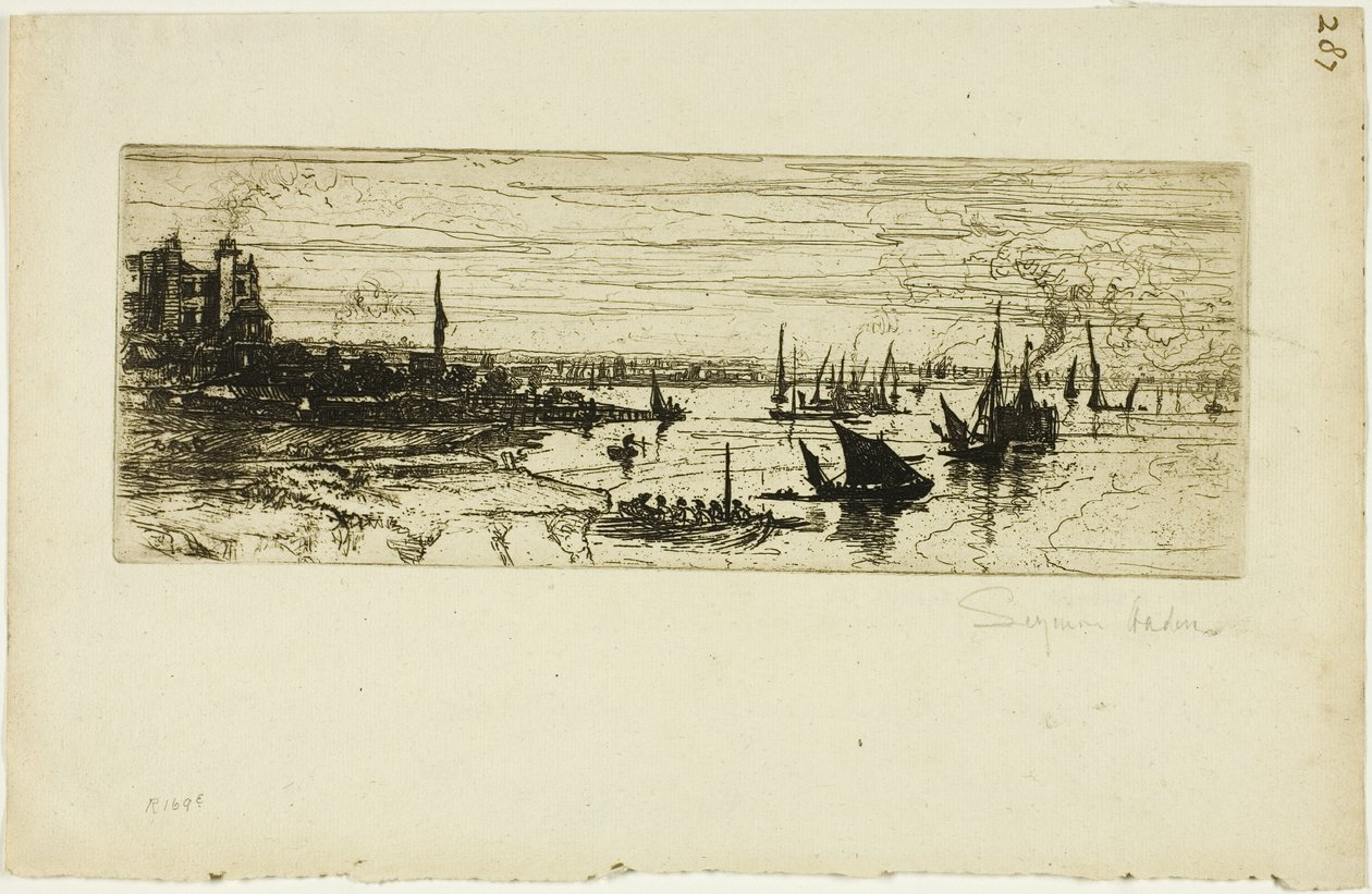 A Pousada, Purfleet de Francis Seymour Haden