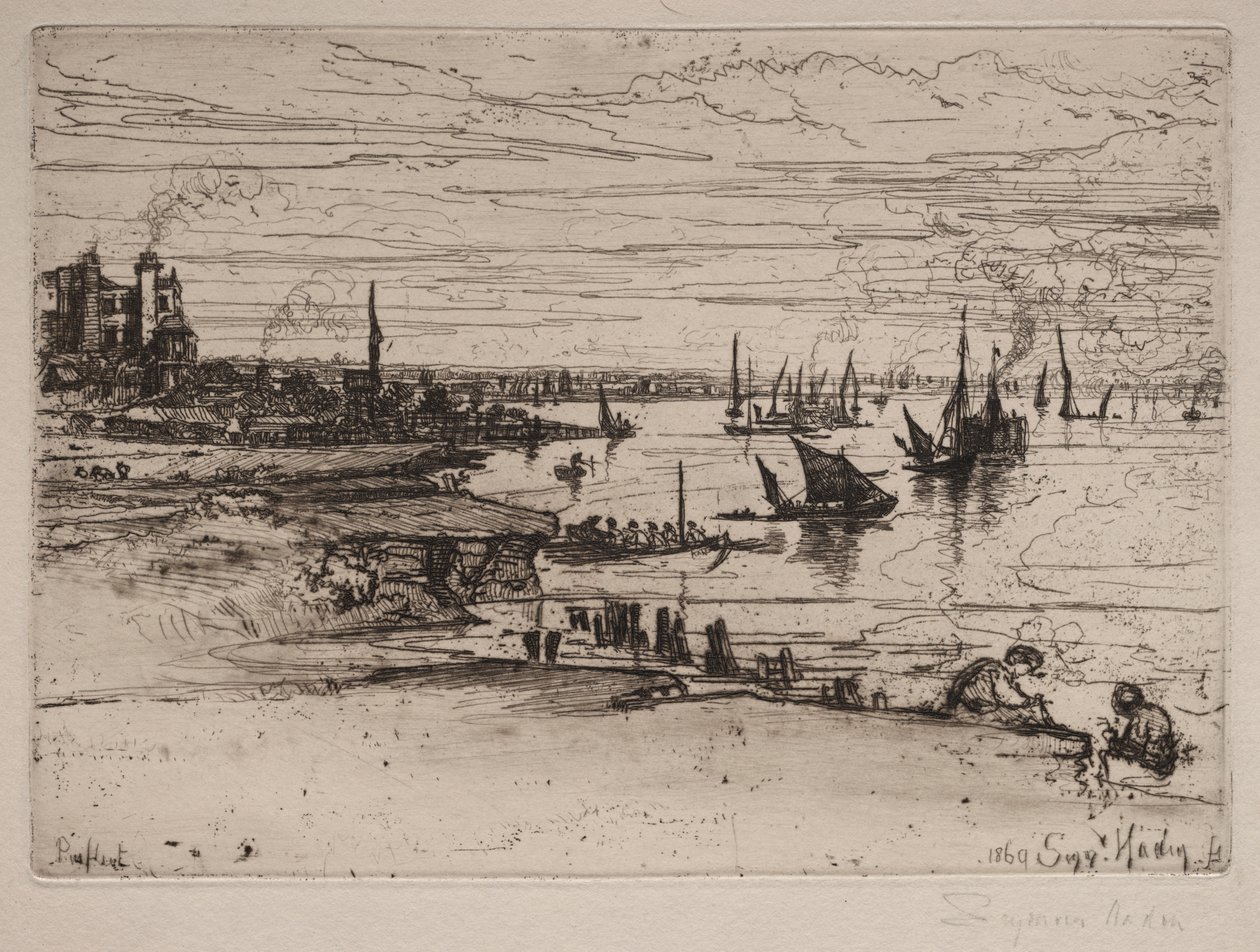A Pousada, Purfleet de Francis Seymour Haden