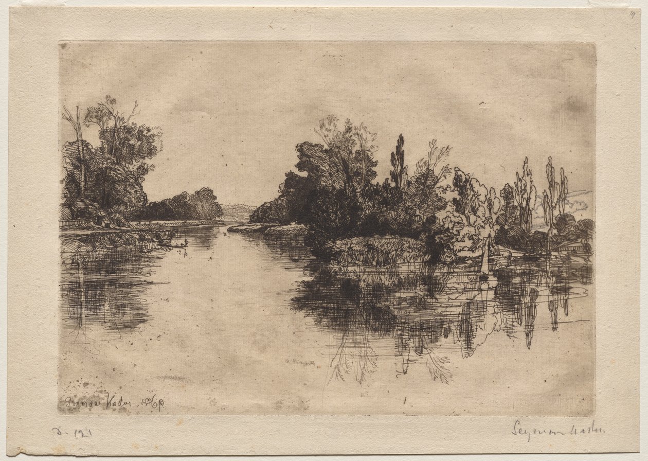 A Ilha, em frente à Fazenda Boyle de Francis Seymour Haden