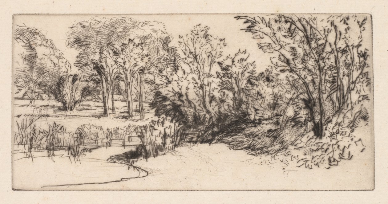A Pequena Longparish, 1896. de Francis Seymour Haden