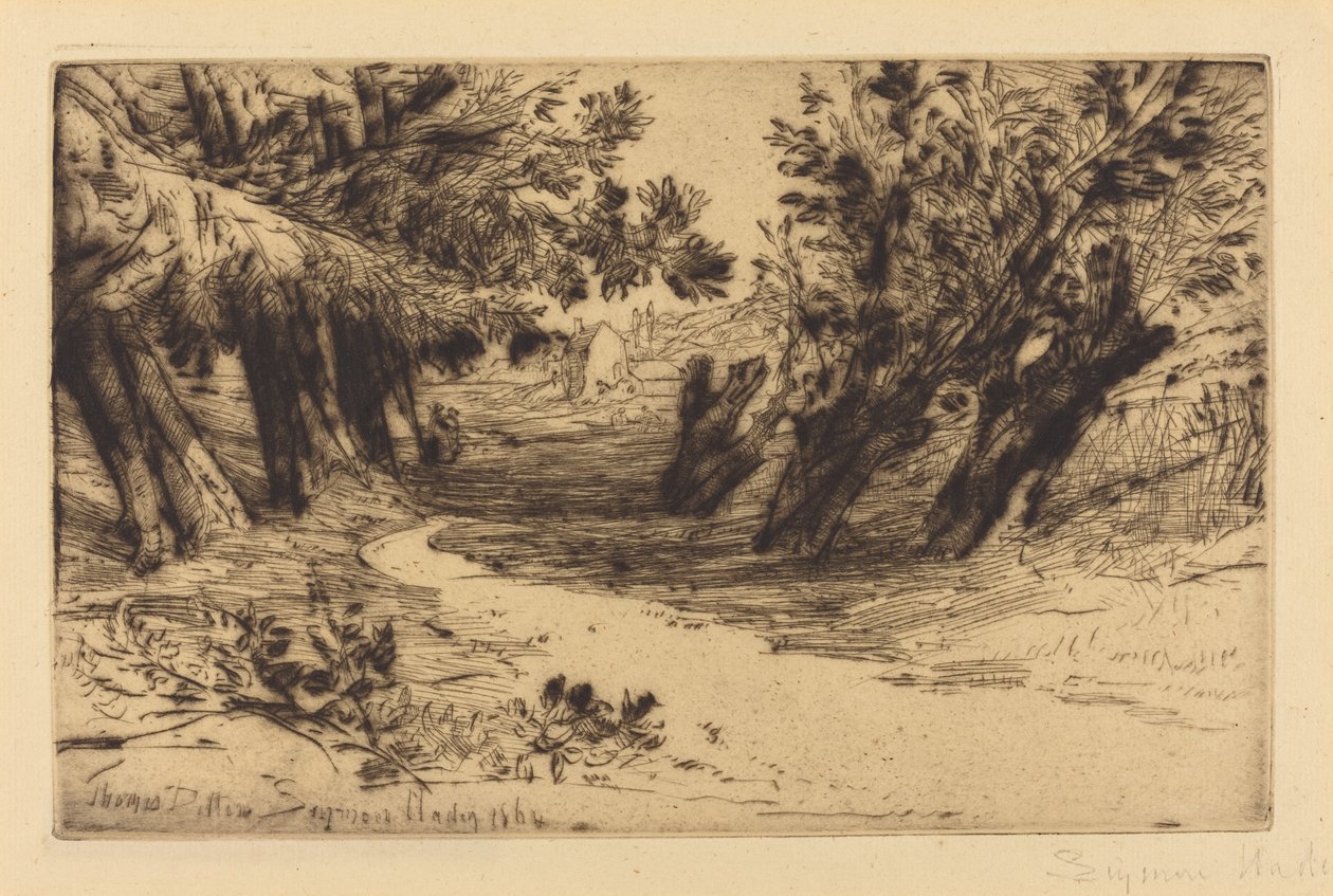 A Caminhada dos Amantes, nº 2 de Francis Seymour Haden