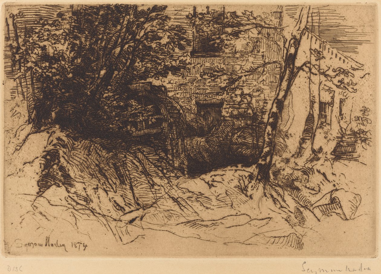 A Roda do Moinho de Francis Seymour Haden