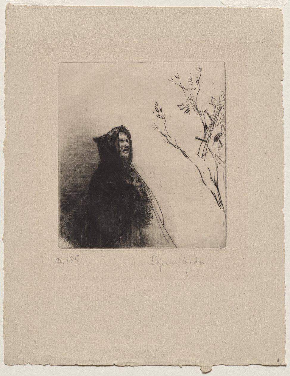 O Monge Orando - São Francisco de Francis Seymour Haden