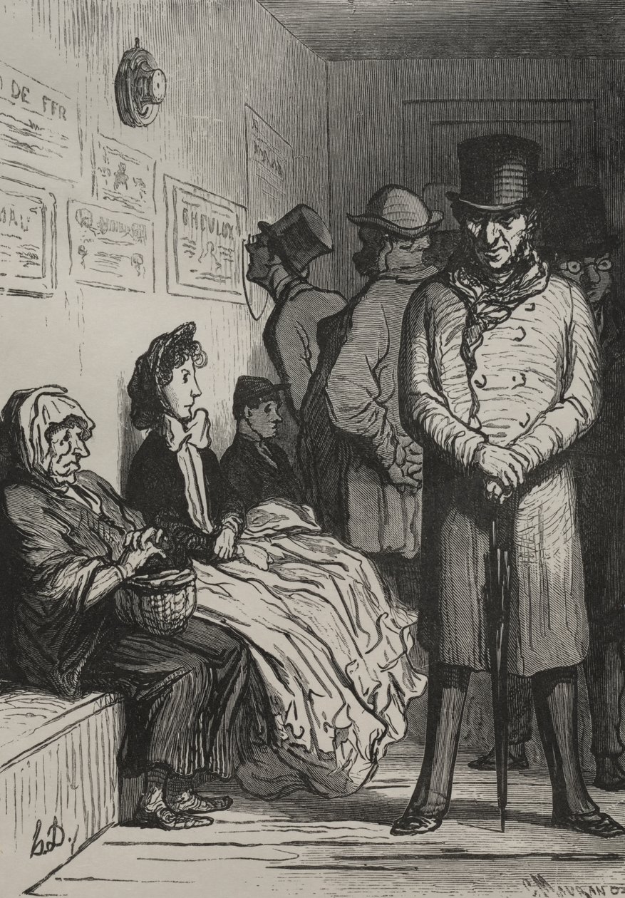 O Omnibus: Sala de espera de Francis Seymour Haden