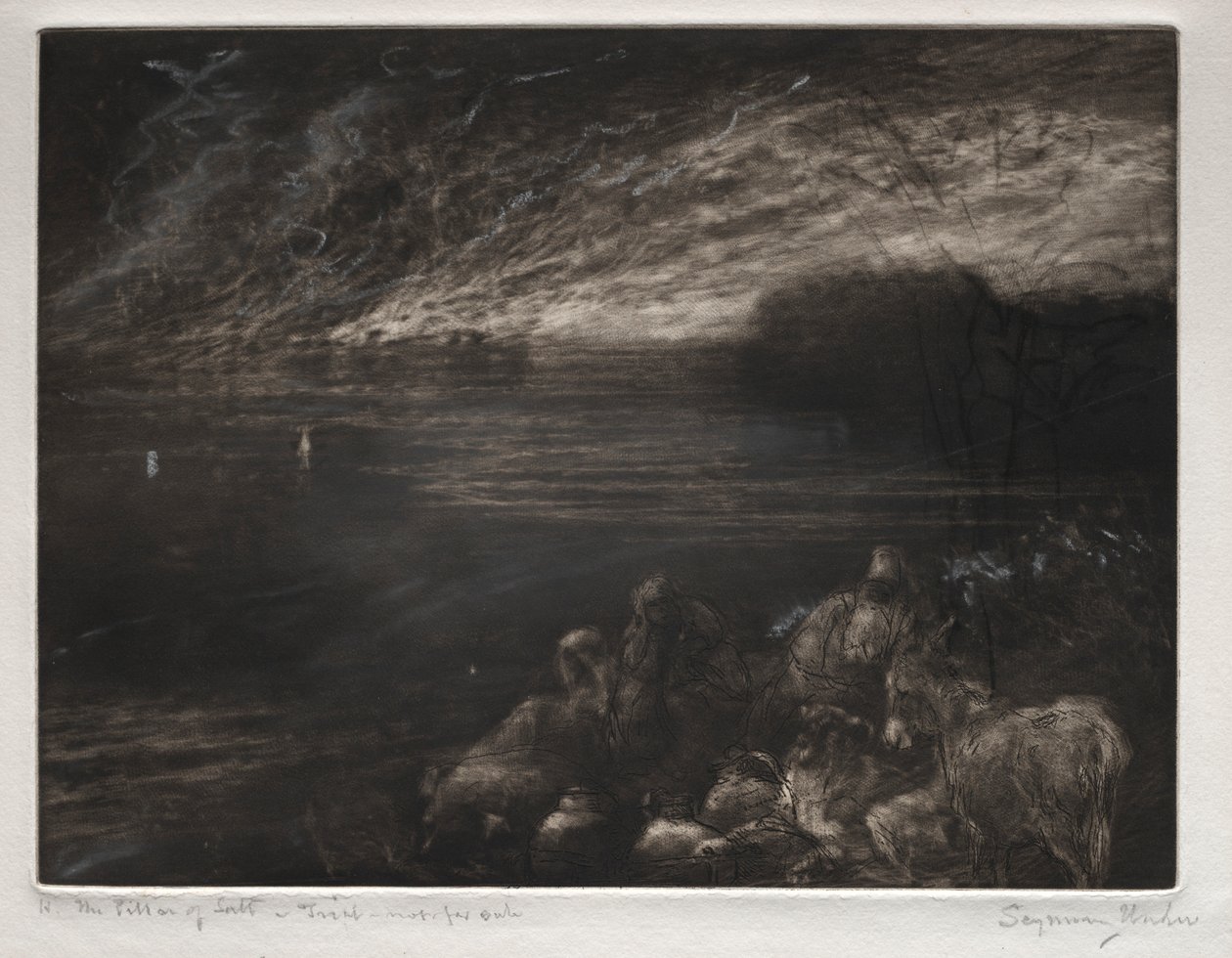 O pilar de sal. de Francis Seymour Haden