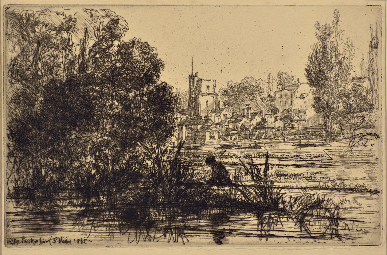 Twickenham Church de Francis Seymour Haden