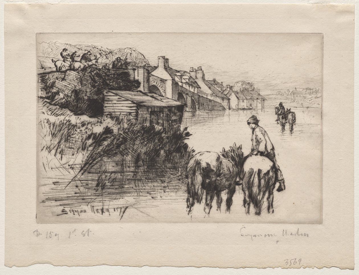 Ponte de Wareham de Francis Seymour Haden